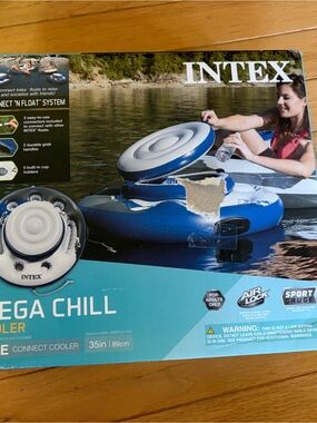 Intex Blue Mega Chill Floating Cooler